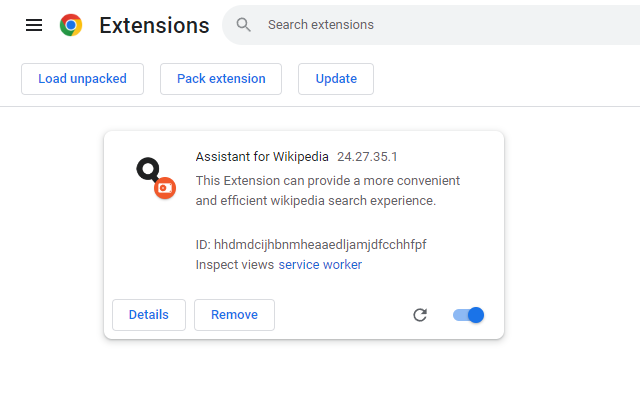 Assistant for Wikipedia