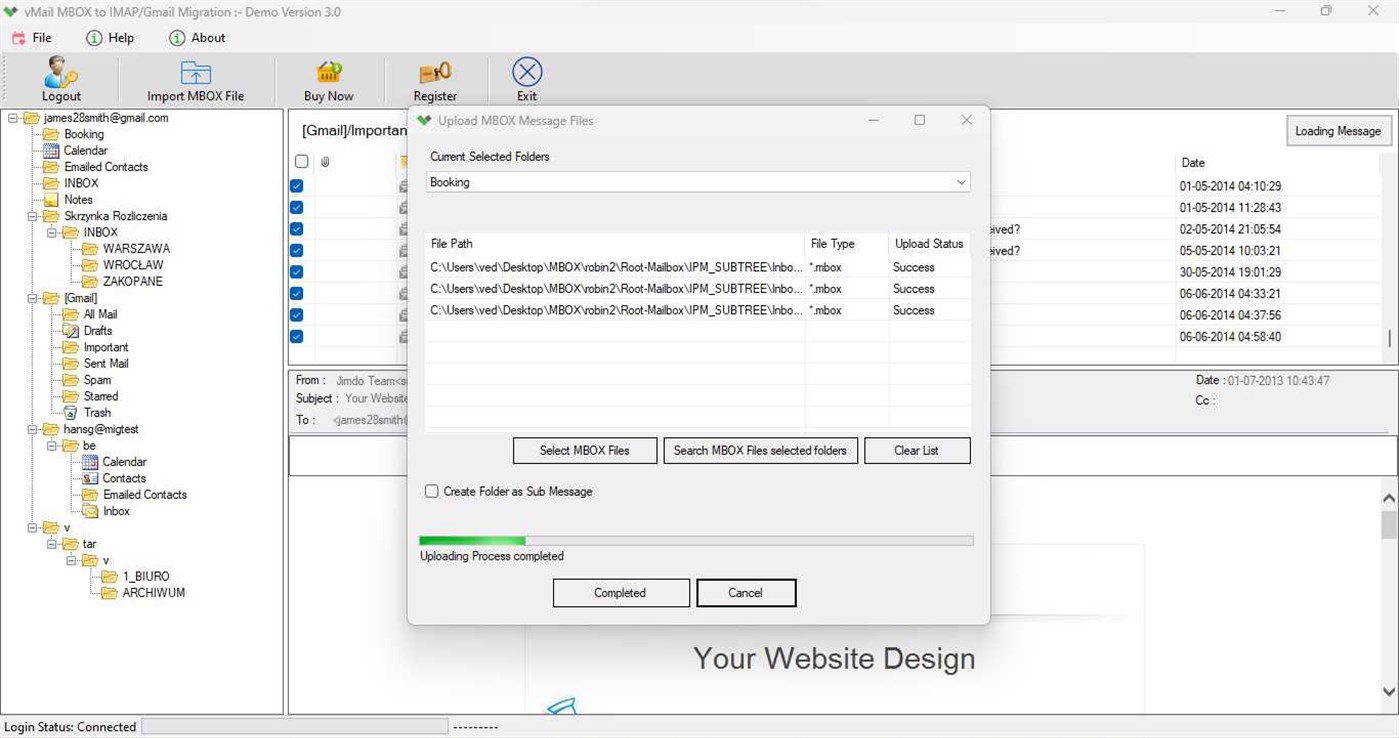 #7. MBOX to IMAP Migration (Windows) Podle: VARTIKA SOFTWARE PRIVATE LIMITED