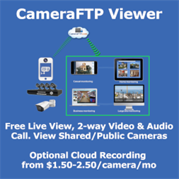 Visualizzatore di telecamere di sicurezza IP CameraFTP - Download ...
