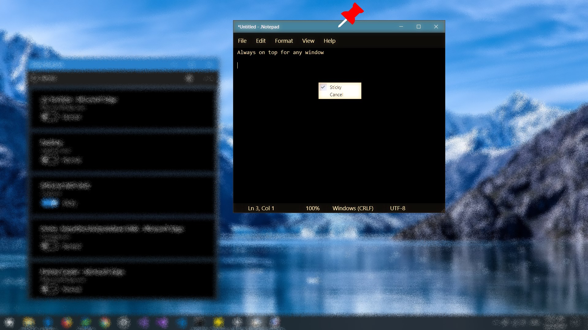 sticky for windows