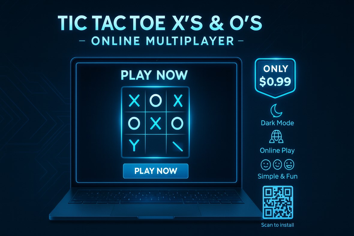#2. Tic Tac Toe X's & O's (Windows) 由: Aaron Levi Carrick