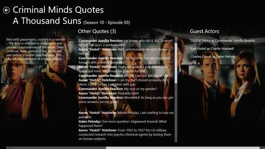 Criminal Minds Quotes screenshot 4