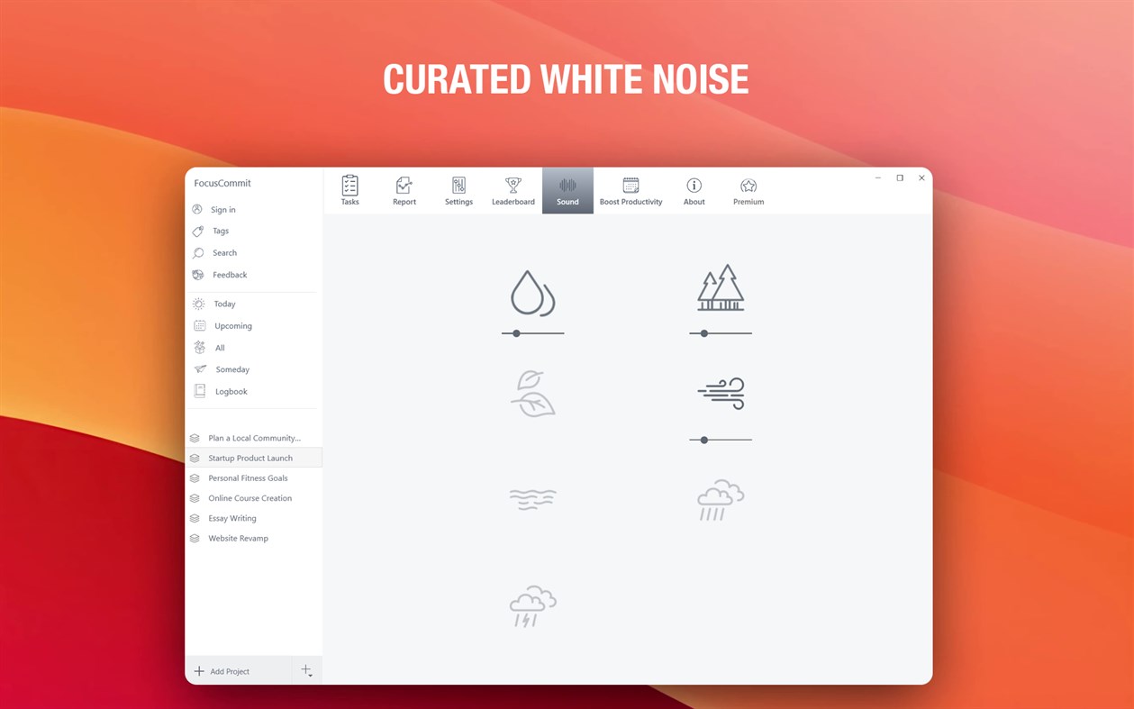 #4. FocusCommit: Pomodoro Timer & Planner (Windows) 来自: innobee