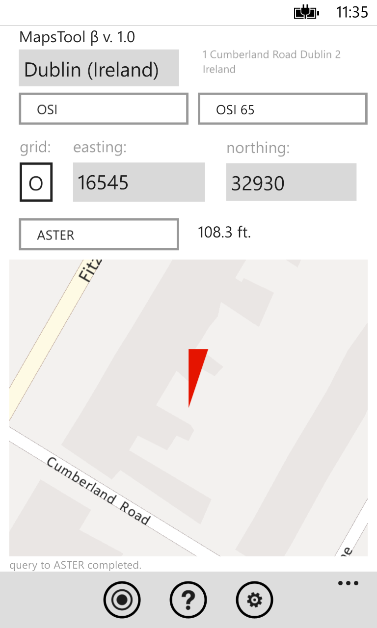 Maps Tool for Windows 10 Mobile