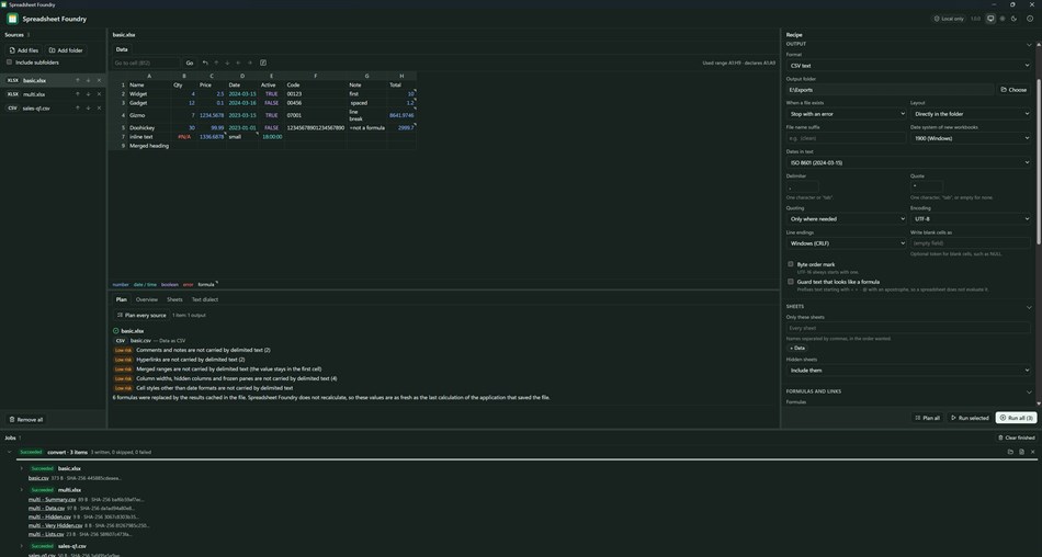 Spreadsheet Foundry (Windows) От: Summon Software Labs