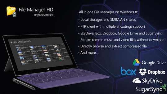 File Manager HD (Free) screenshot 1