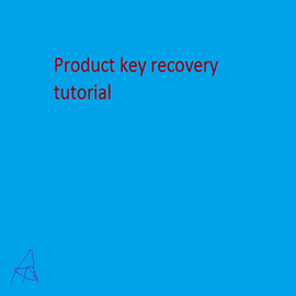 product key finder tutorial