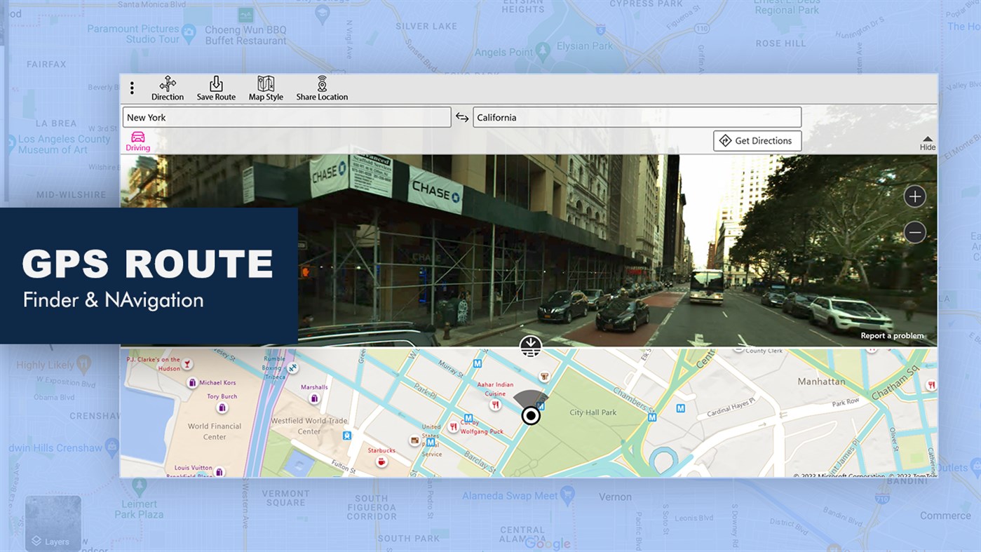 #5. Maps - Transit & Food, GPS Navigation (Windows) 作者: PicsCanvas