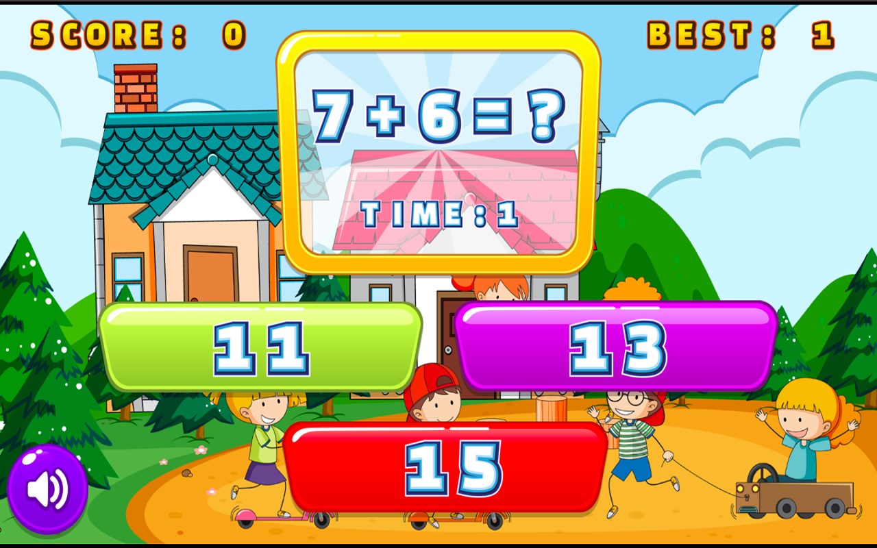 Kids Math Game - Html5 Game