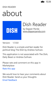 Dish Reader screenshot 4