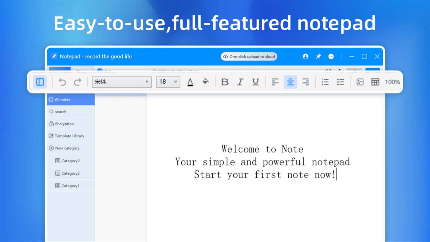 #1. Note - Notepad (Windows) Av: Wuhan Net Power Technology Co., Ltd