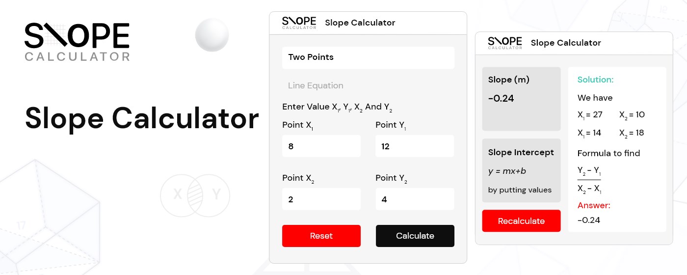 Slope Calculator