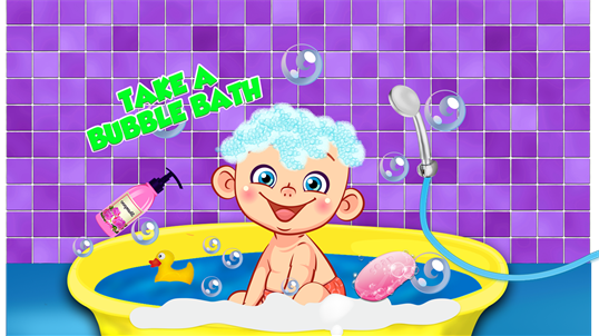 Super Cute Baby Girl Care - Fun Learning Care Game For Kids screenshot 3
