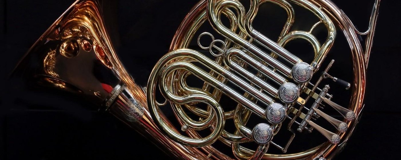 French Horn Wallpaper New Tab marquee promo image