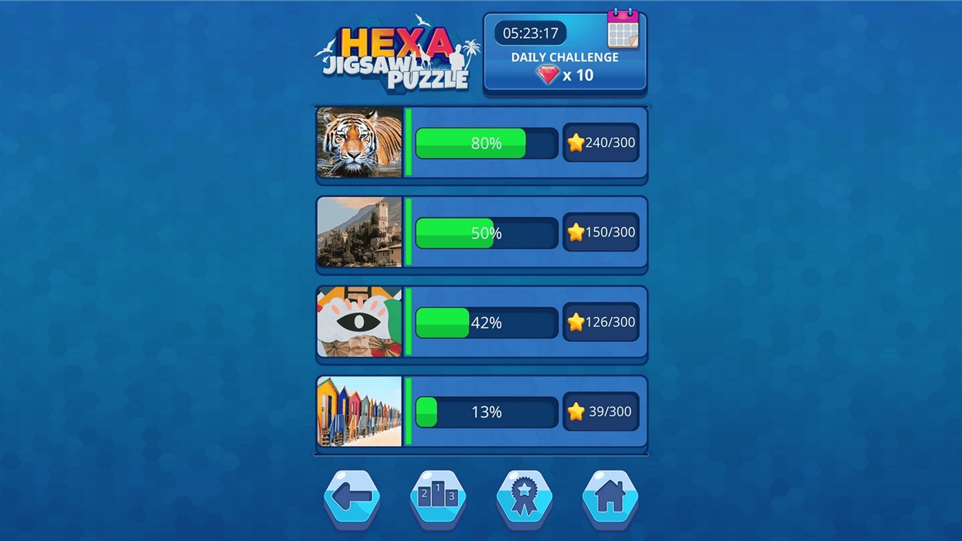 #5. Jigsaw Hexa Puzzle (Windows) By: Playtouch