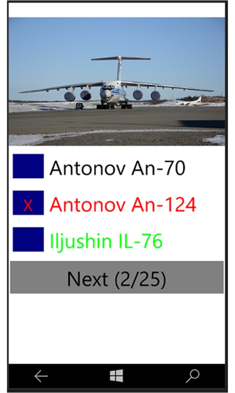 Screenshot 4 AircraftQuizX windows