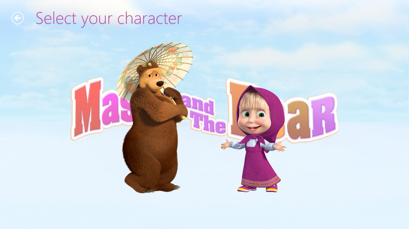 Masha and The Bear Memory for Windows 10