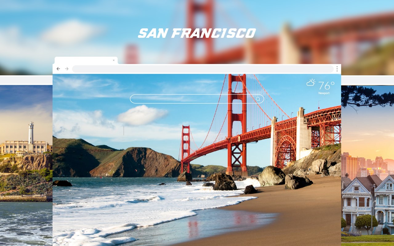 San Francisco HD Wallpaper New Tab Theme