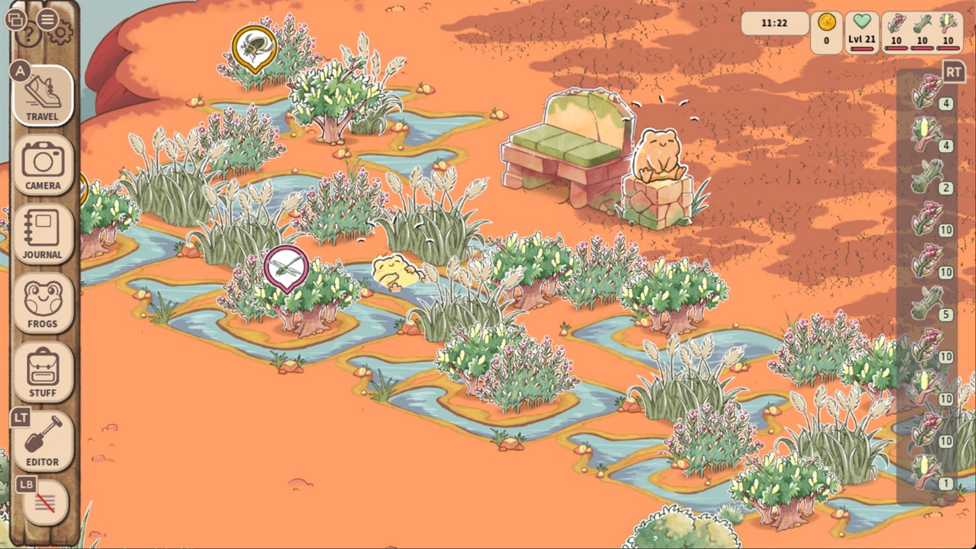 #3. Kamaeru: A Frog Refuge (Xbox) By: Armor Games Studios