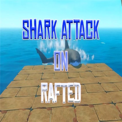 Shark Attack on Rafted People