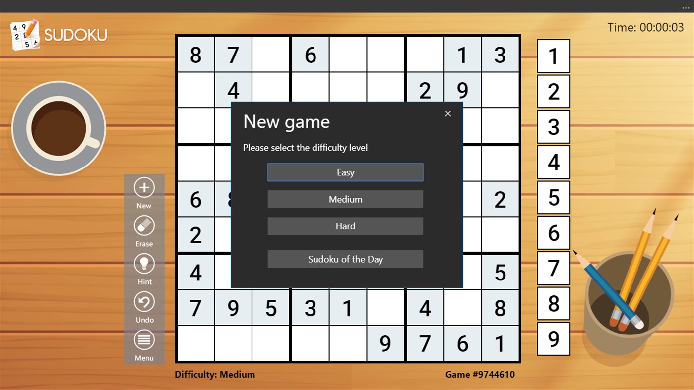 #2. Sudoku Free ! (Windows) 来自: TreeCardGames