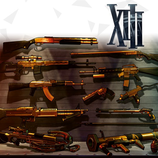 XIII Golden Weapons Skins Pack for xbox