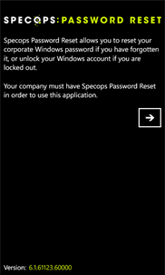 Password Reset screenshot 1
