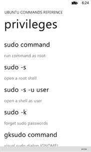 Ubuntu Commands Reference screenshot 2