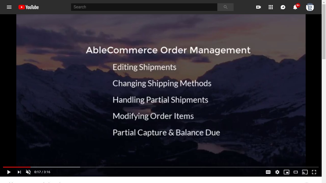 Snapshot 2 of AbleCommerce CMS and eCommerce Software