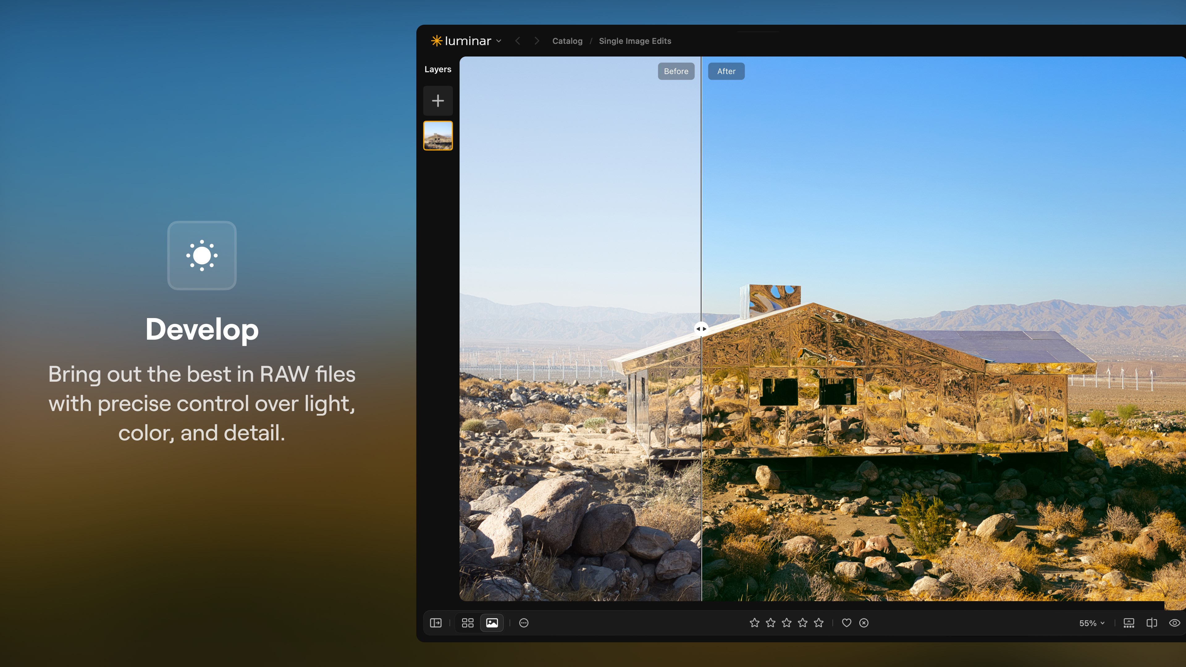 Luminar - AI Photo Editor screenshot