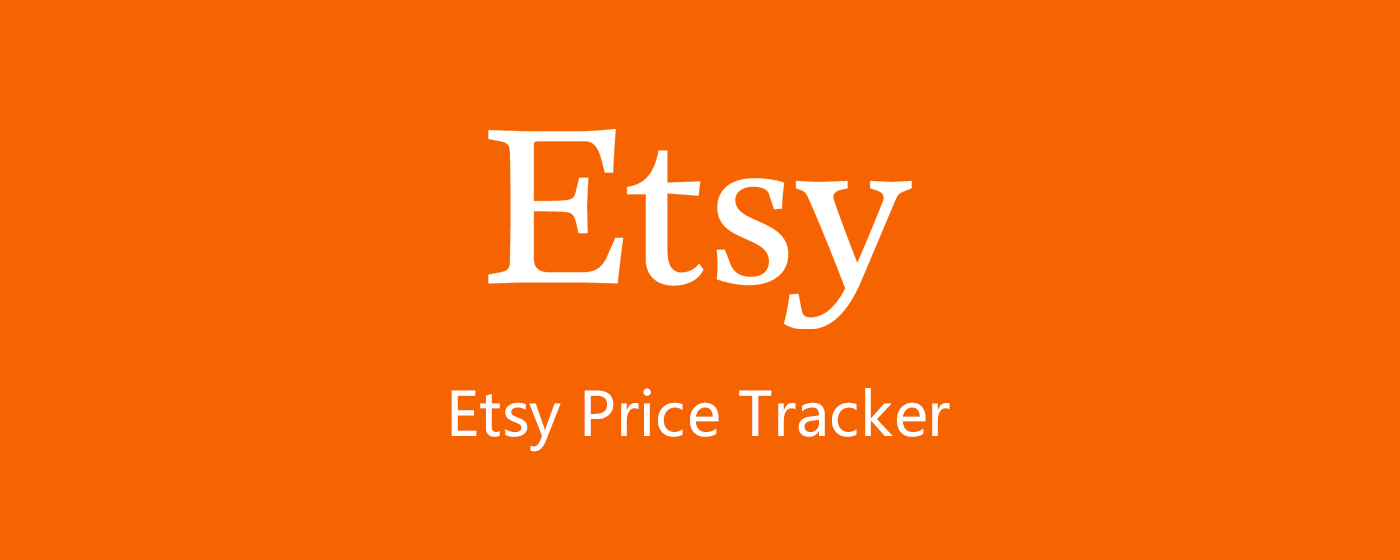 Etsy Price Tracker marquee promo image