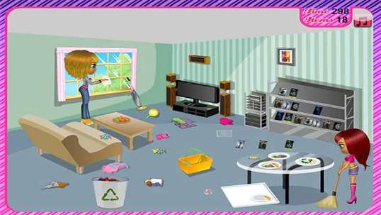 Cutie House Cleaning - Girls Game screenshot 1