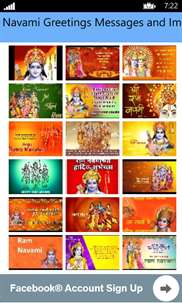 Ram Navami Greetings Messages and Images screenshot 2