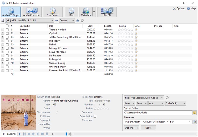EZ CD Audio Converter Free_2