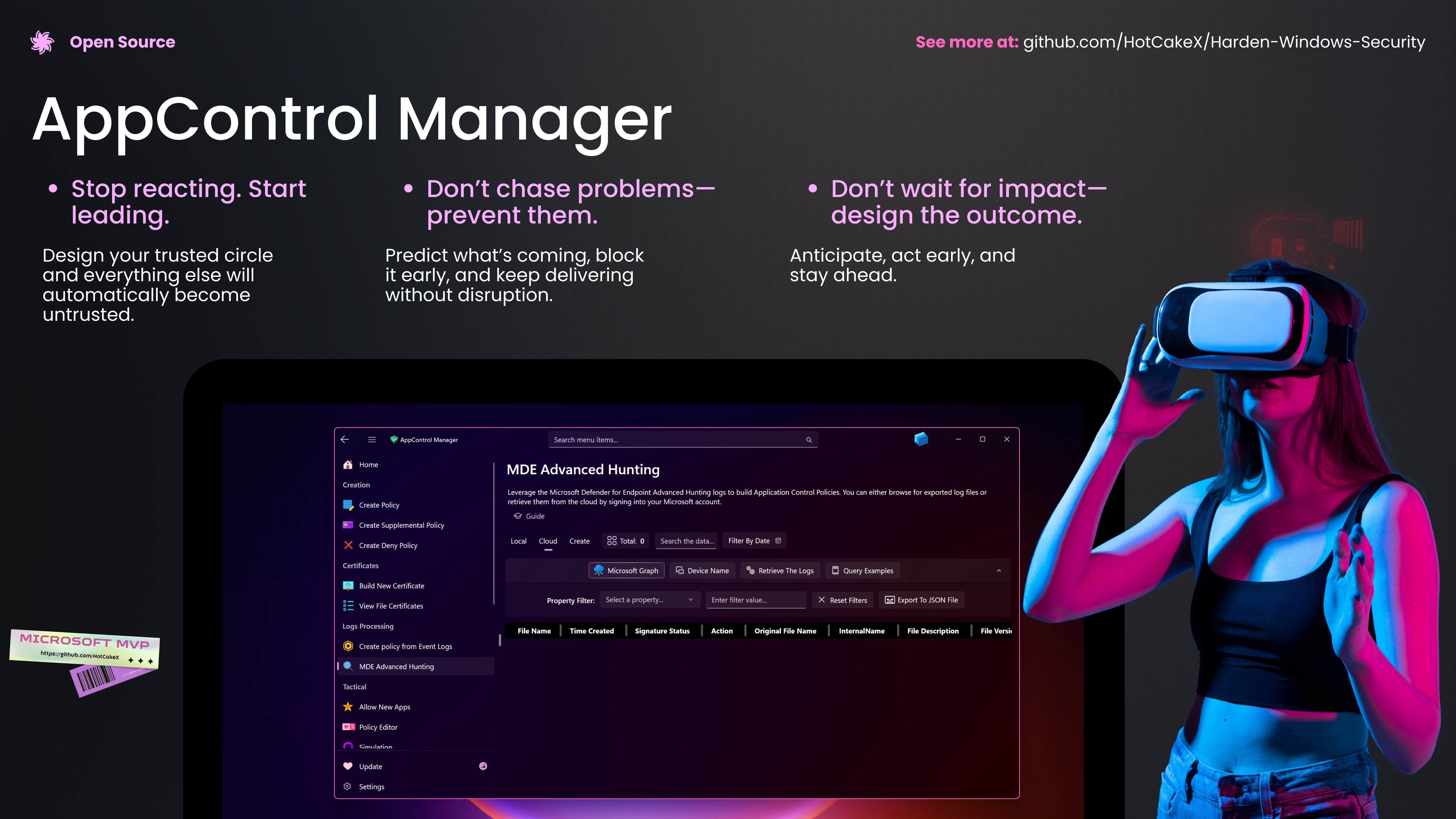 AppControl Manager screenshot