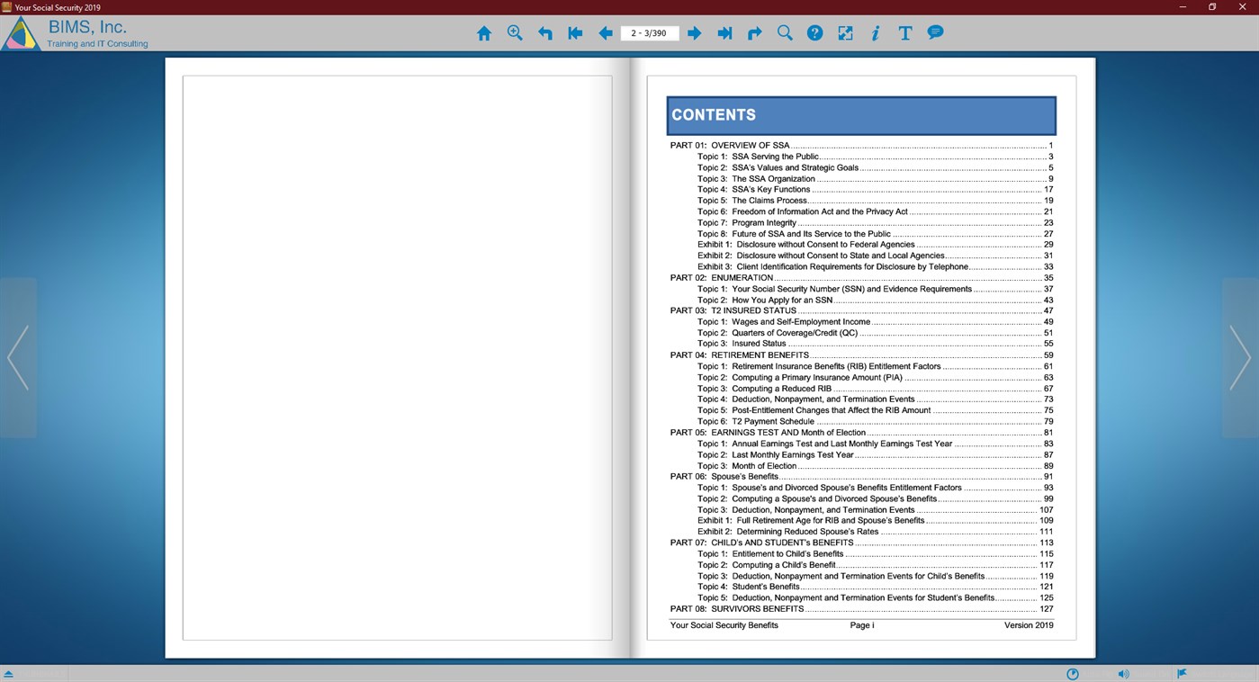 #2. Your Social Security Benefits (Windows) Podle: BIMS Inc
