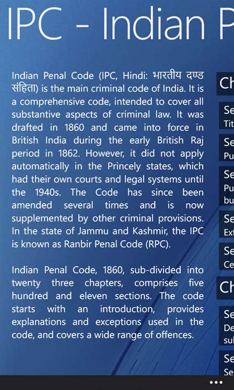 IPC - Indian Penal Code Screenshots 1