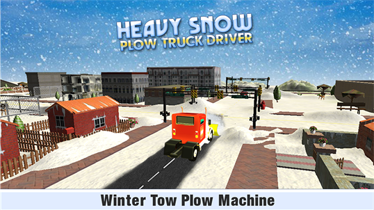 Heavy Snow Plow Truck Driver 3D - Rescue Operation screenshot 2