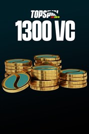 Pack de 1 300 monedas virtuales de TopSpin 2K25