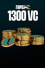 Paquete de 1,300 monedas virtuales de TopSpin 2K25