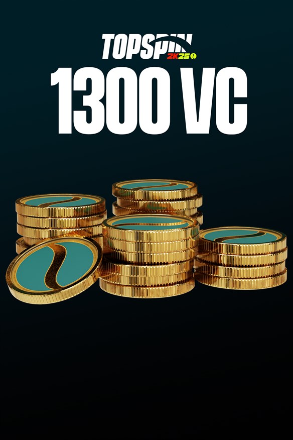 TopSpin 2K25 1,300 Virtual Currency Pack Xbox Series X|S and Xbox One cover art