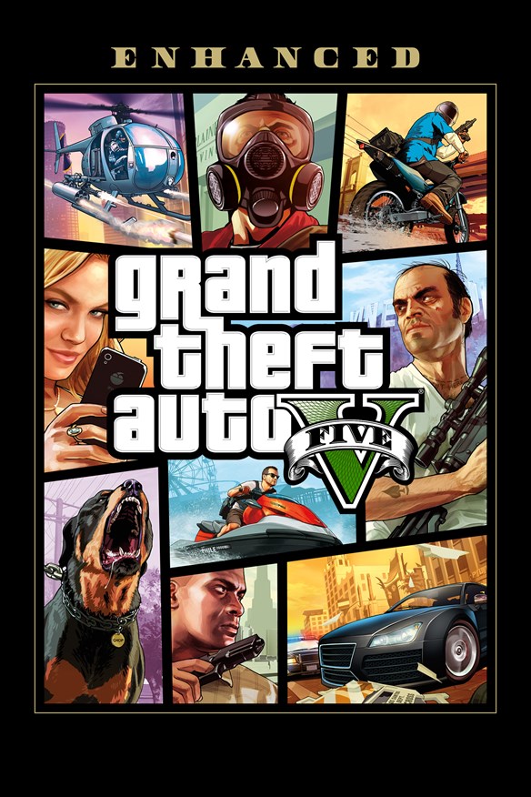 Grand Theft Auto V Enhanced (PC) and Great White Shark Card Bundle Xbox Series X|S and Xbox One cover art