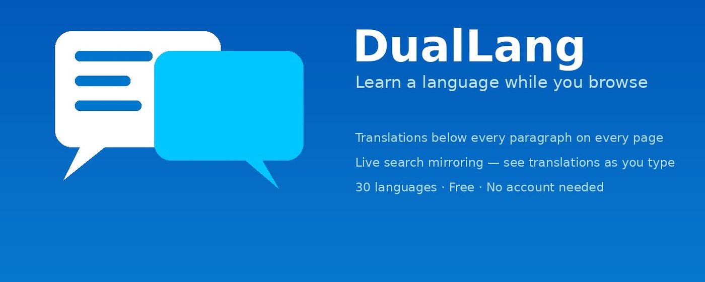 DualLang — Language Immersion Overlay