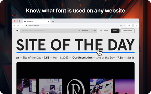 What Font? - Easy Font Finder Chrome Extension