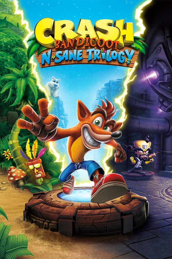 Portada de Crash Bandicoot: La trilogía