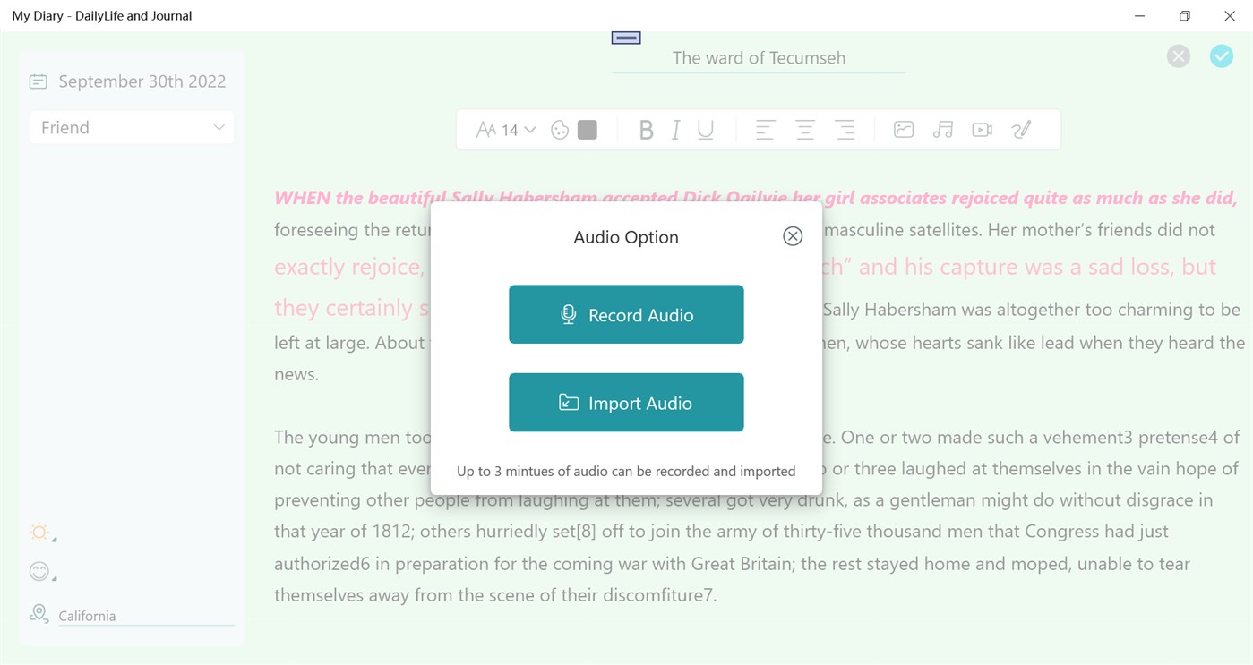#5. My Diary - DailyLife and Journal (Windows) 由: learntechnologyapp