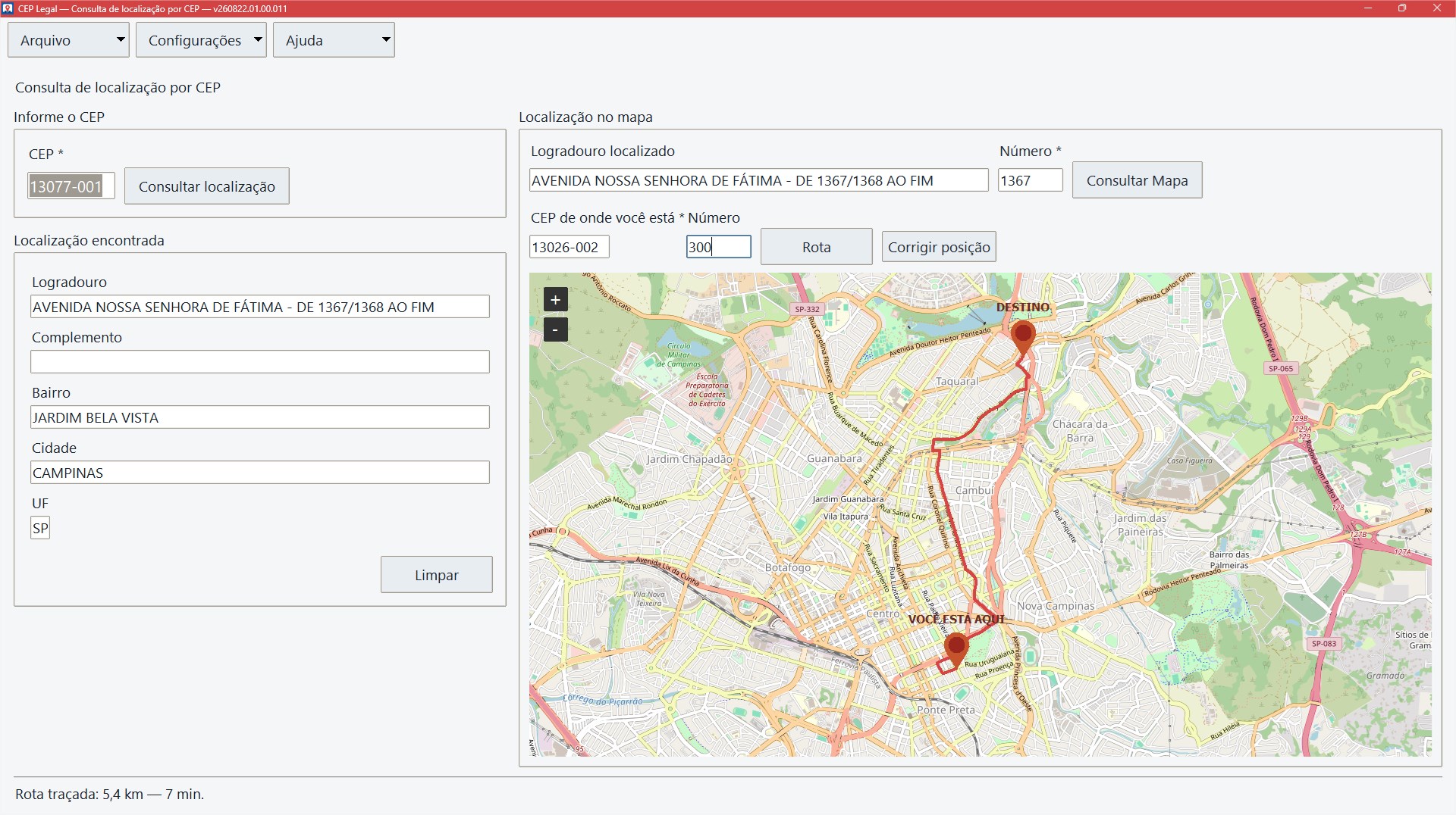 CEP Legal screenshot