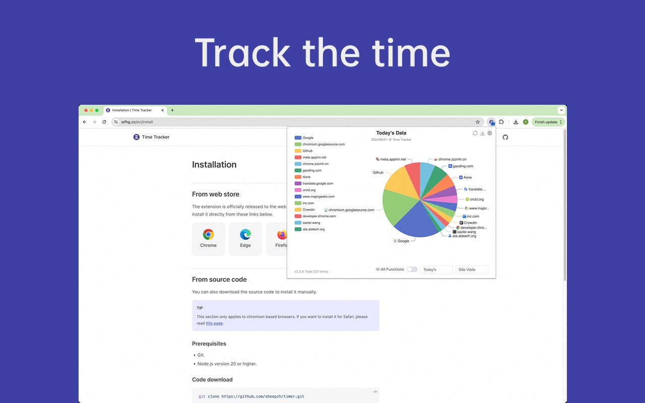 Time Tracker - Web Habit Builder