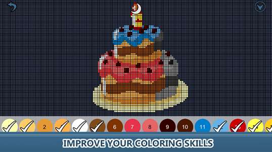Party Color By Number: Pixel Art, Festivity Coloring Book screenshot 1
