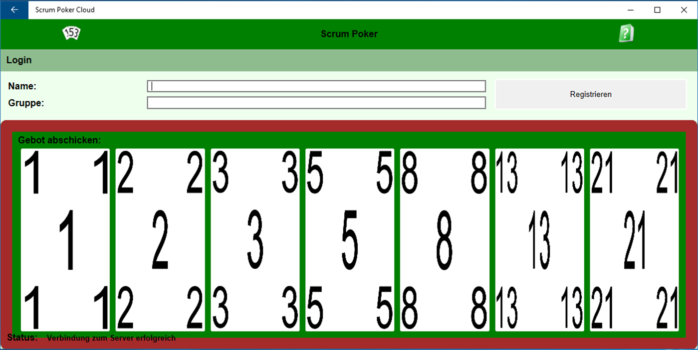 #2. Scrum Poker Cloud (Windows) Által: Marcus Wübbe